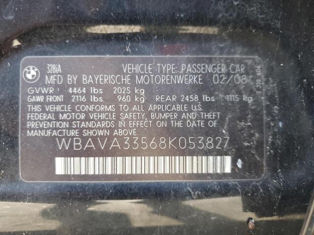 Photo 11 VIN: WBAVA33568K053827 - BMW 3 SERIES 