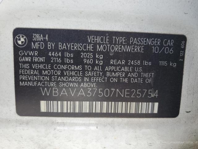 Photo 11 VIN: WBAVA37507NE25754 - BMW 328 I 