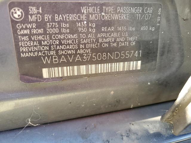 Photo 11 VIN: WBAVA37508ND55741 - BMW 328 I 