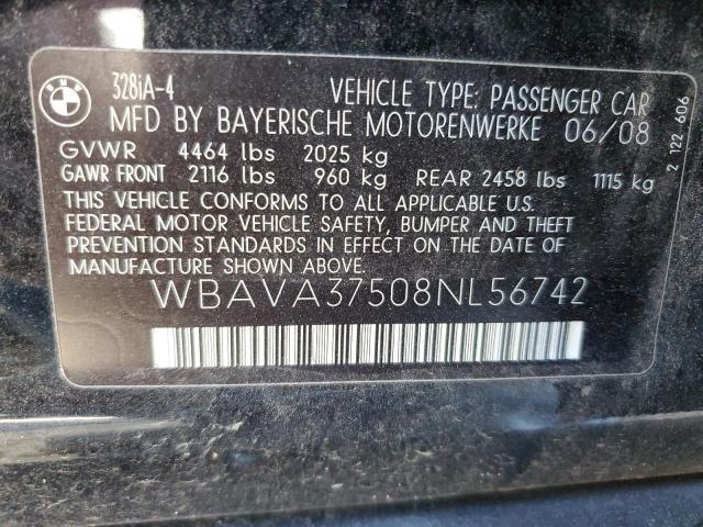 Photo 11 VIN: WBAVA37508NL56742 - BMW 328 I 