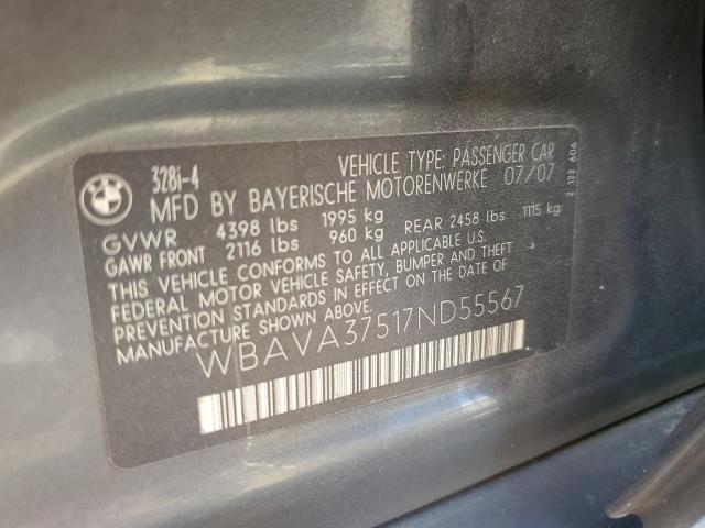 Photo 11 VIN: WBAVA37517ND55567 - BMW 328 I 