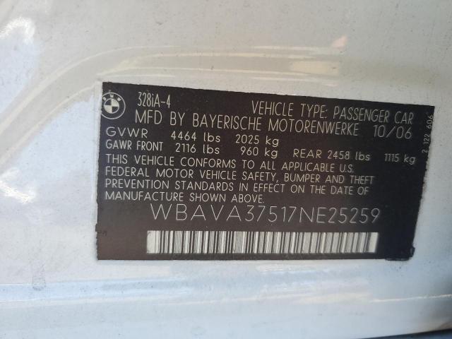 Photo 11 VIN: WBAVA37517NE25259 - BMW 328 I 