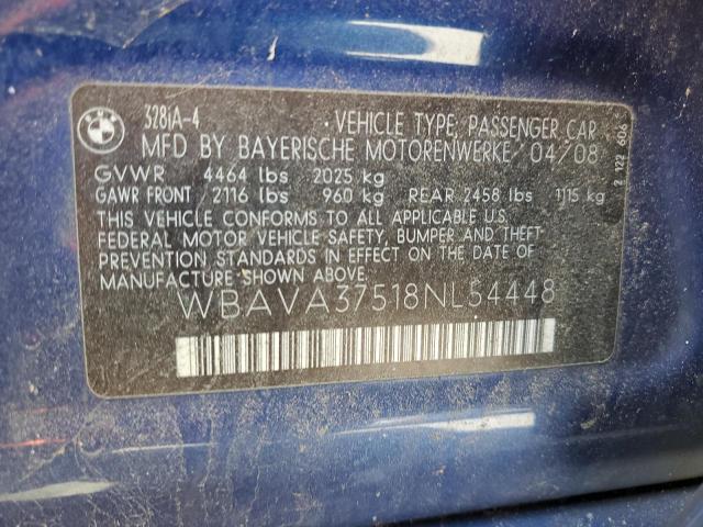 Photo 11 VIN: WBAVA37518NL54448 - BMW 328 I 