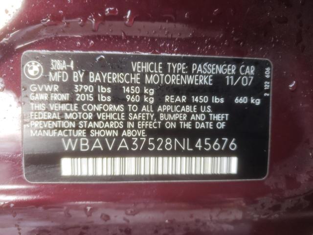 Photo 9 VIN: WBAVA37528NL45676 - BMW 328 I 