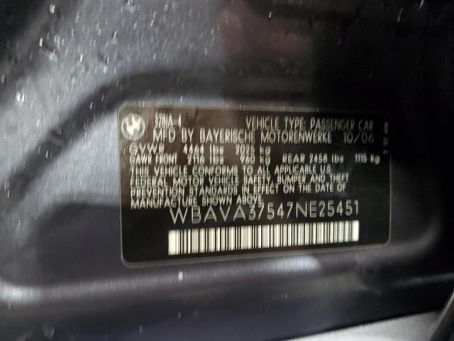 Photo 11 VIN: WBAVA37547NE25451 - BMW 328 I 