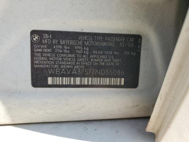 Photo 12 VIN: WBAVA37577ND55086 - BMW 328 I 