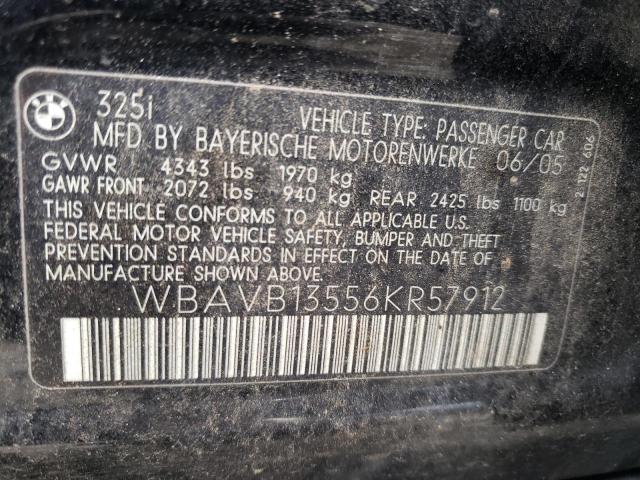 Photo 11 VIN: WBAVB13556KR57912 - BMW 325 I 