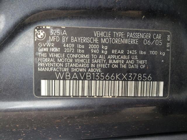 Photo 11 VIN: WBAVB13566KX37856 - BMW 325 I 