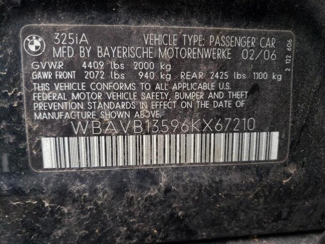 Photo 11 VIN: WBAVB13596KX67210 - BMW 3 SERIES 