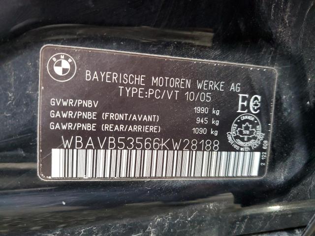 Photo 11 VIN: WBAVB53566KW28188 - BMW 3 SERIES 