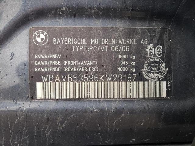 Photo 11 VIN: WBAVB53596KW29187 - BMW 3 SERIES 