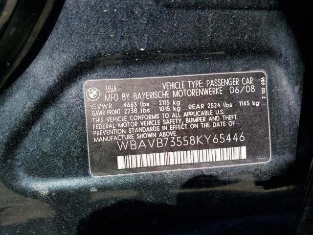 Photo 11 VIN: WBAVB73558KY65446 - BMW 335 I 