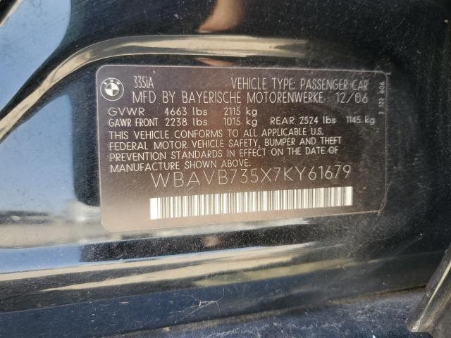 Photo 11 VIN: WBAVB735X7KY61679 - BMW 335 I 