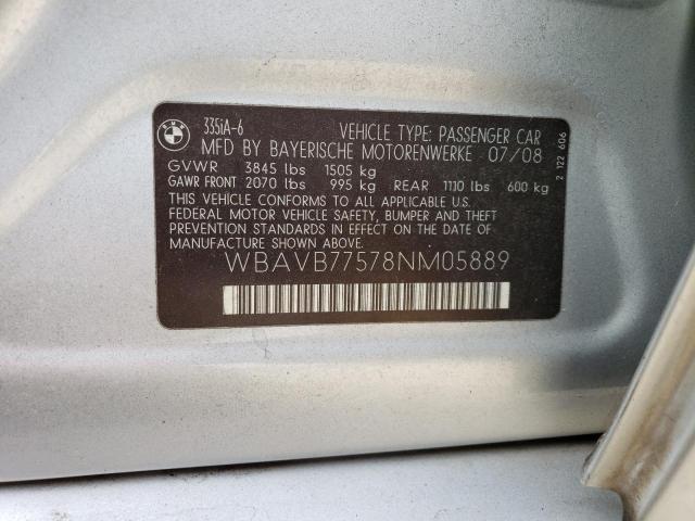 Photo 11 VIN: WBAVB77578NM05889 - BMW 335 I 