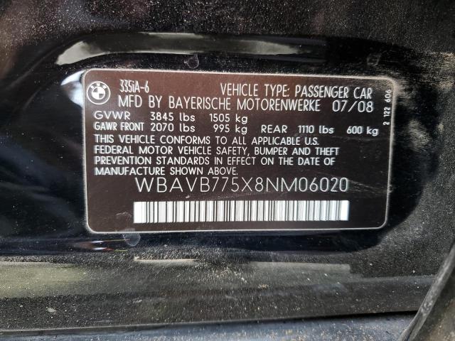 Photo 12 VIN: WBAVB775X8NM06020 - BMW 335 I 