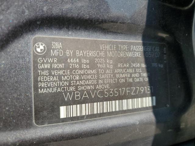 Photo 11 VIN: WBAVC53517FZ79131 - BMW 3 SERIES 