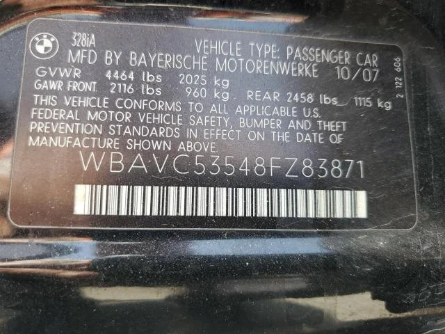 Photo 11 VIN: WBAVC53548FZ83871 - BMW 328 I SULE 