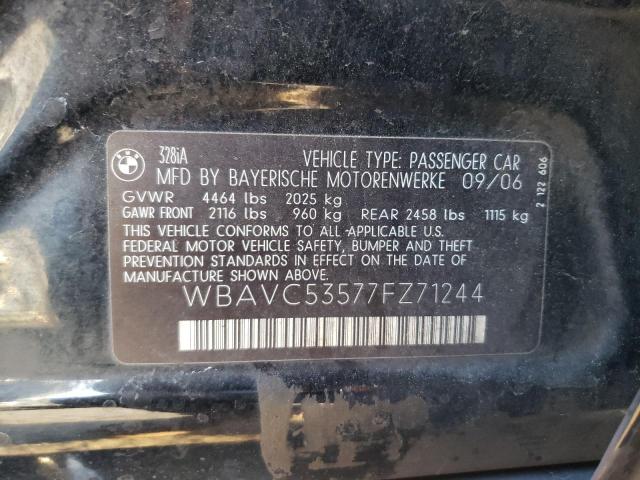 Photo 11 VIN: WBAVC53577FZ71244 - BMW 3 SERIES 