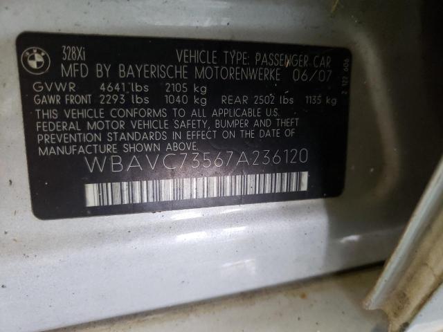 Photo 9 VIN: WBAVC73567A236120 - BMW 328 XI SUL 