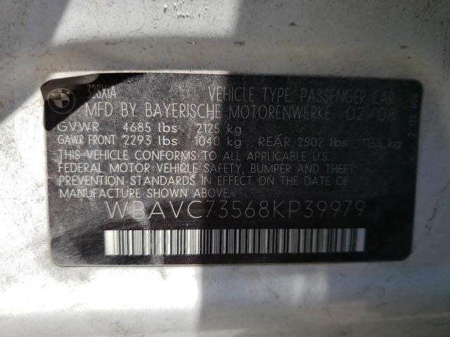 Photo 9 VIN: WBAVC73568KP39979 - BMW 328 XI SUL 