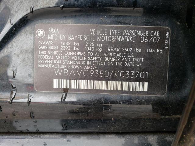 Photo 11 VIN: WBAVC93507K033701 - BMW 328 XI 