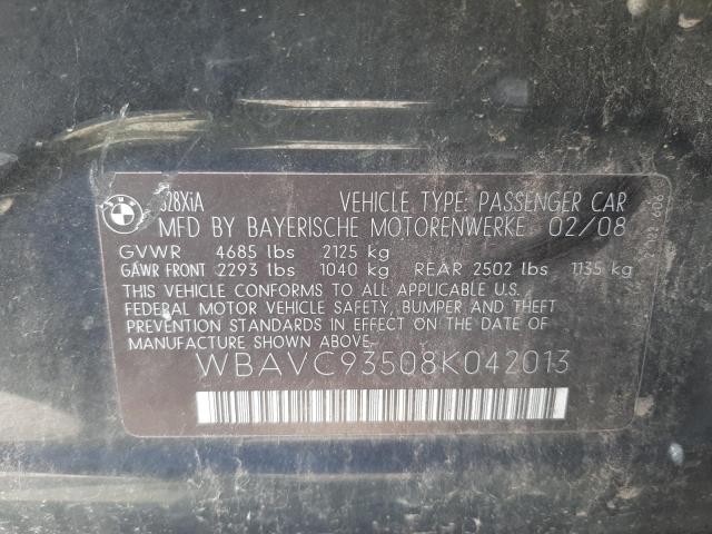 Photo 9 VIN: WBAVC93508K042013 - BMW 328 XI 