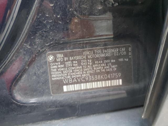 Photo 11 VIN: WBAVC93538K041759 - BMW 328 XI 