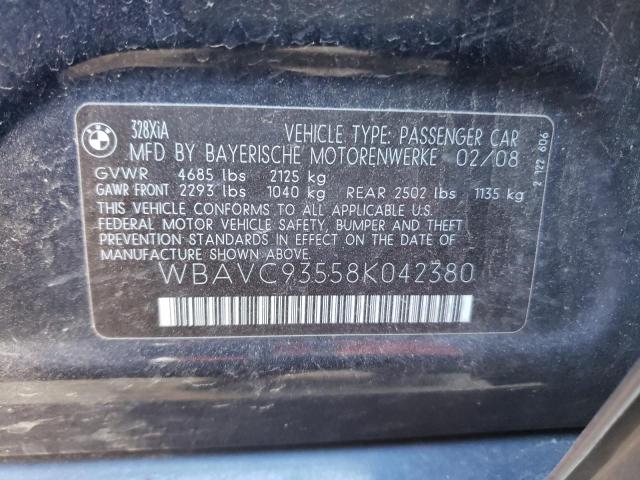 Photo 9 VIN: WBAVC93558K042380 - BMW 328 XI 