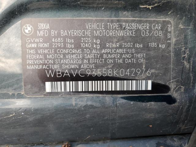 Photo 11 VIN: WBAVC93558K042976 - BMW 3 SERIES 