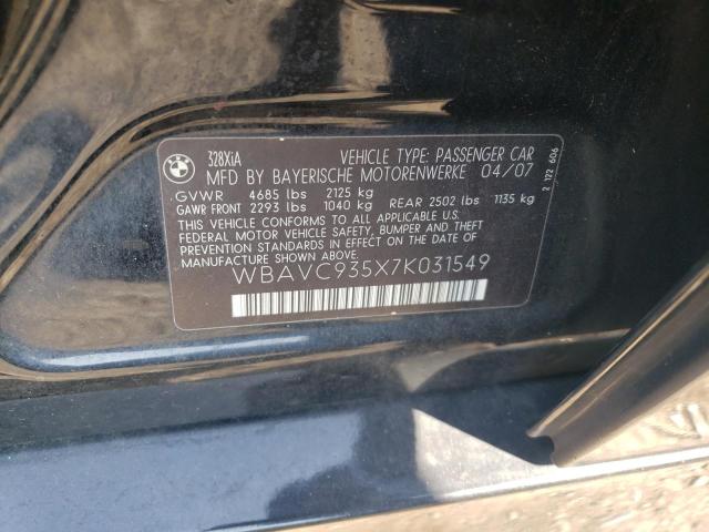 Photo 11 VIN: WBAVC935X7K031549 - BMW 328 XI 