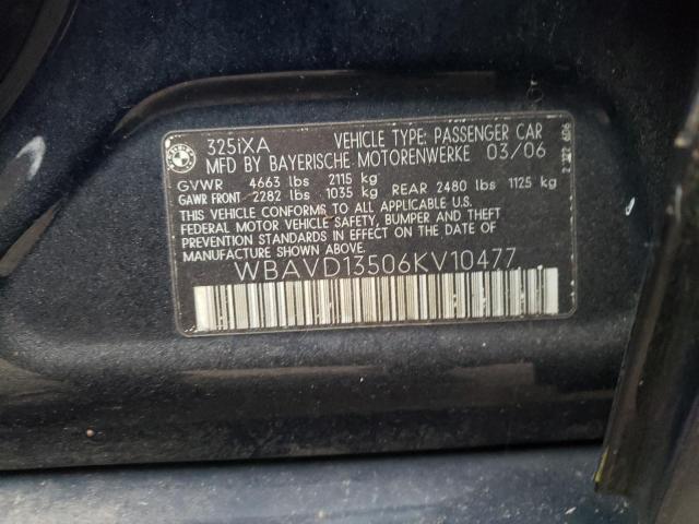 Photo 9 VIN: WBAVD13506KV10477 - BMW 325 XI 