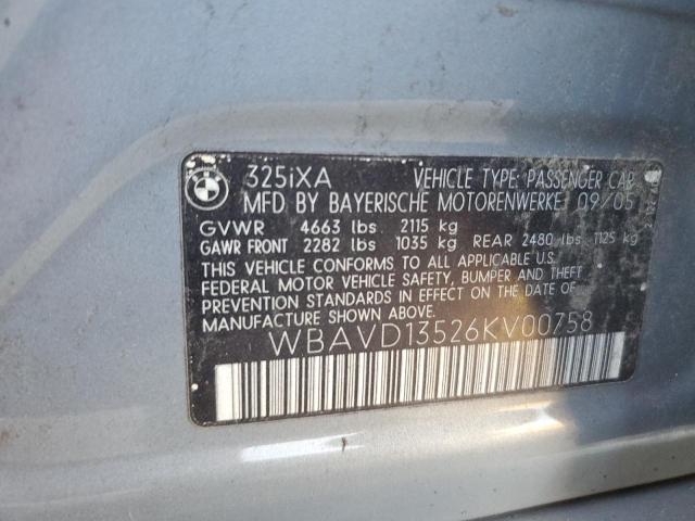 Photo 11 VIN: WBAVD13526KV00758 - BMW 325 XI 