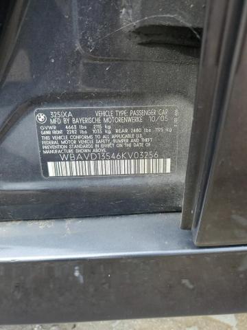 Photo 11 VIN: WBAVD13546KV03256 - BMW 3 SERIES 