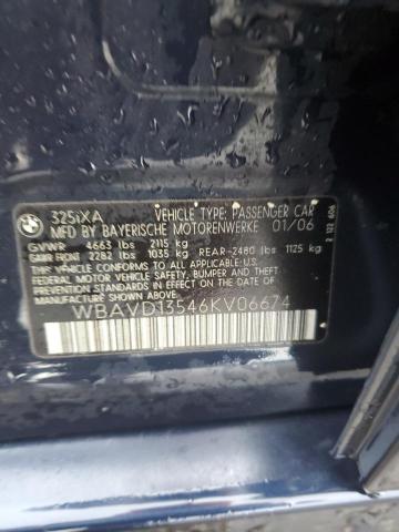 Photo 11 VIN: WBAVD13546KV06674 - BMW 325XI 