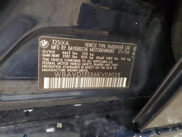 Photo 11 VIN: WBAVD13556KV08028 - BMW 325 XI 