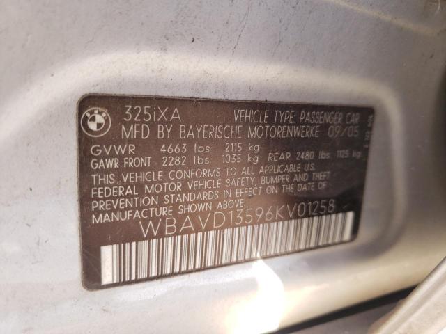 Photo 9 VIN: WBAVD13596KV01258 - BMW 325 XI 