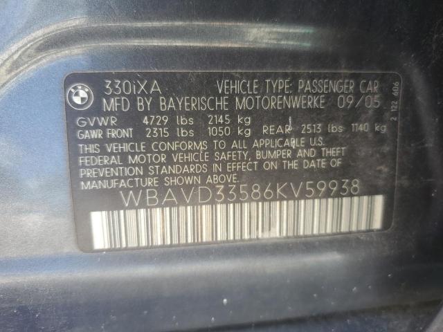 Photo 11 VIN: WBAVD33586KV59938 - BMW 330 XI 