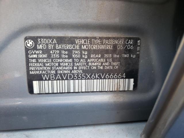 Photo 11 VIN: WBAVD335X6KV66664 - BMW 330 XI 