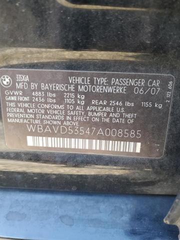 Photo 11 VIN: WBAVD53547A008585 - BMW 335 XI 