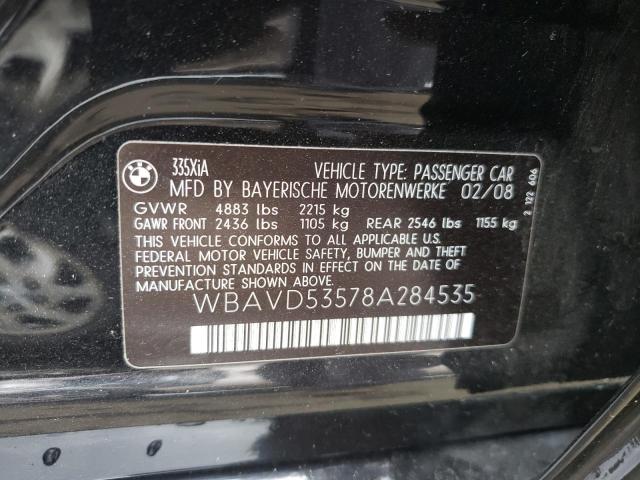 Photo 12 VIN: WBAVD53578A284535 - BMW 335 XI 