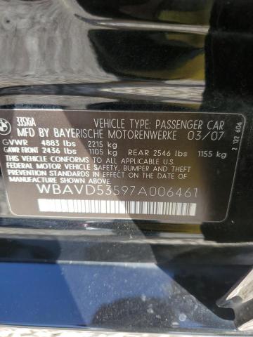 Photo 11 VIN: WBAVD53597A006461 - BMW 335 XI 