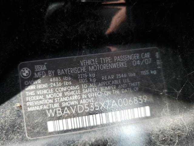 Photo 11 VIN: WBAVD535X7A006839 - BMW 3 SERIES 