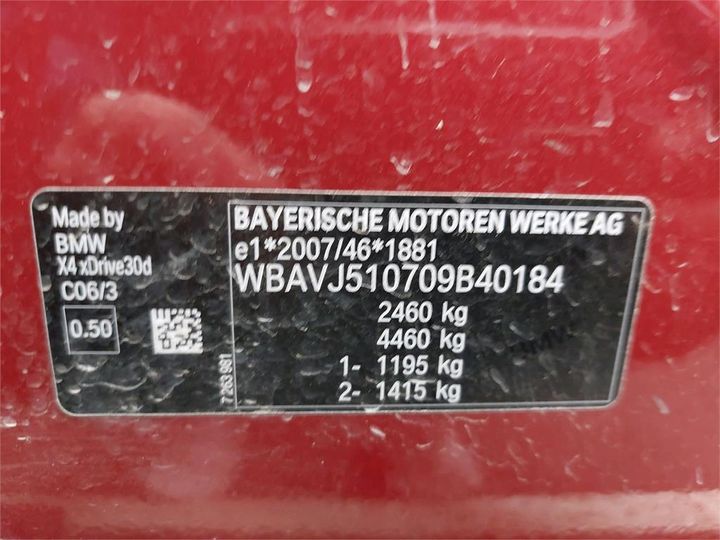 Photo 12 VIN: WBAVJ510709B40184 - BMW X4 