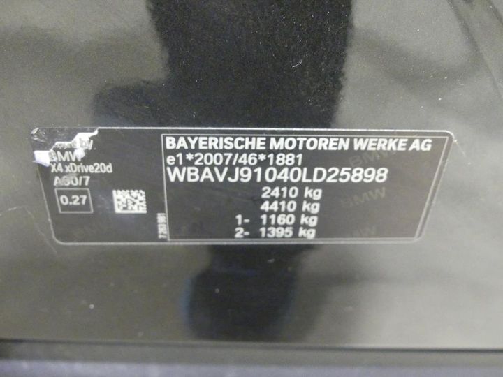 Photo 3 VIN: WBAVJ91040LD25898 - BMW X4 