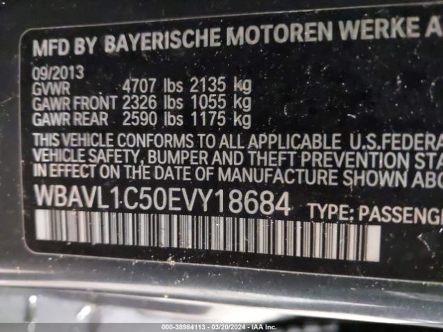 Photo 8 VIN: WBAVL1C50EVY18684 - BMW X1 