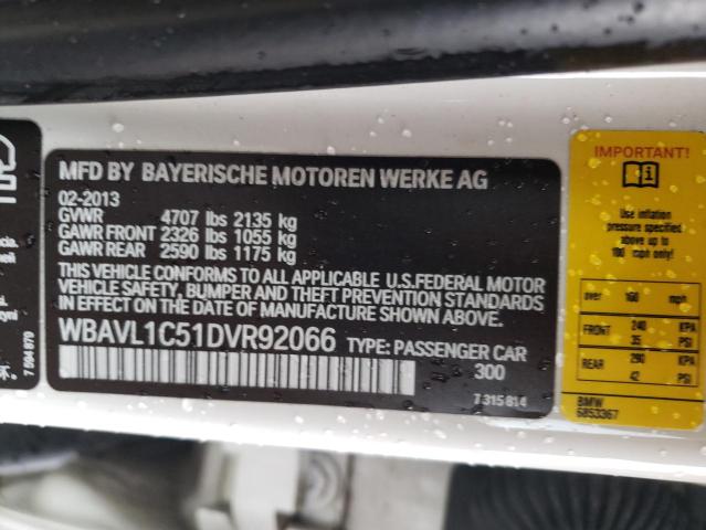 Photo 9 VIN: WBAVL1C51DVR92066 - BMW X1 XDRIVE2 