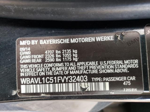 Photo 12 VIN: WBAVL1C51FVY32403 - BMW X1 