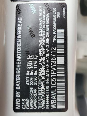 Photo 12 VIN: WBAVL1C51FVY36712 - BMW X1 XDRIVE2 