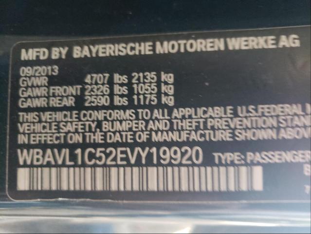 Photo 9 VIN: WBAVL1C52EVY19920 - BMW X1 XDRIVE2 