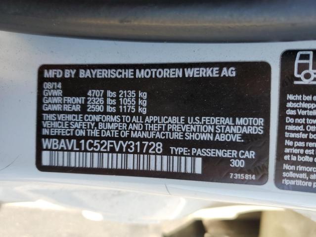 Photo 11 VIN: WBAVL1C52FVY31728 - BMW X1 XDRIVE2 